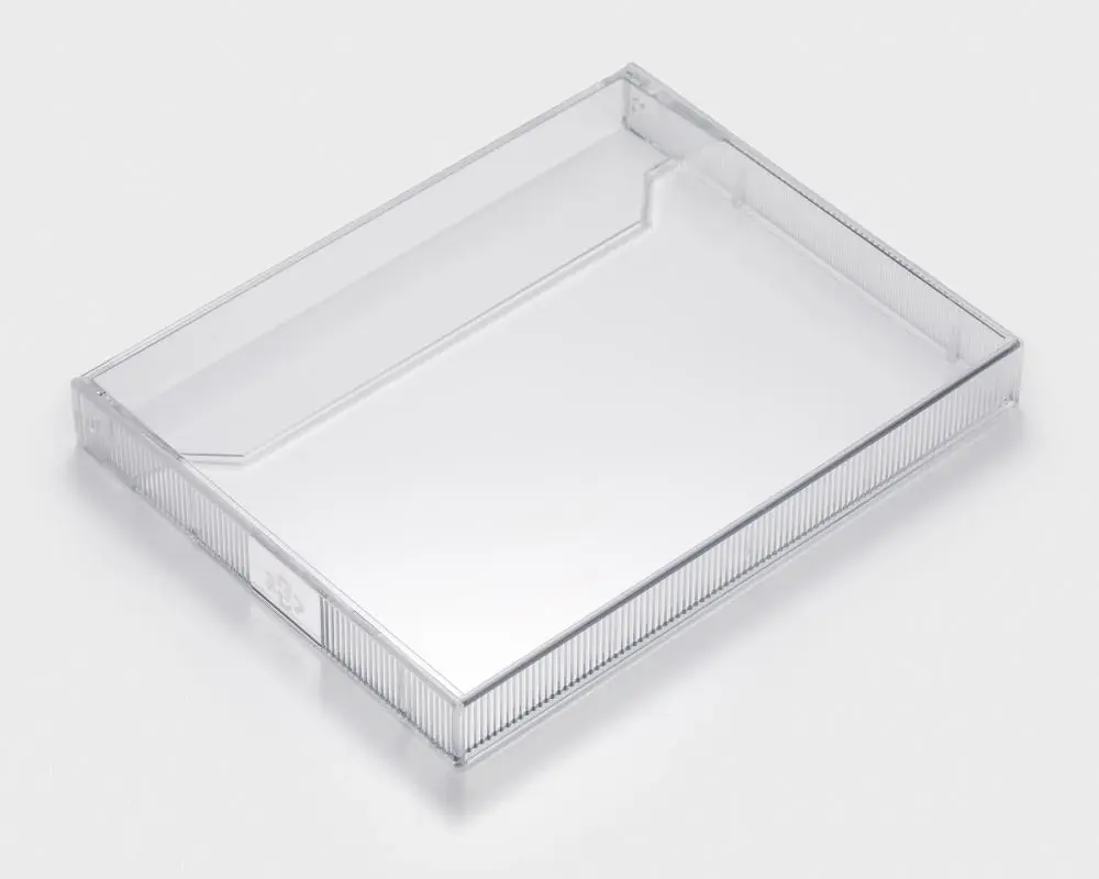 Double flat all‑clear case without pins