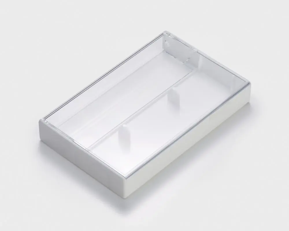 White‑clear case with pins